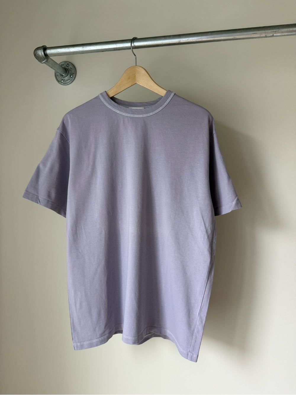 COS Oversized Cotton Lavender Lilac T-Shirt